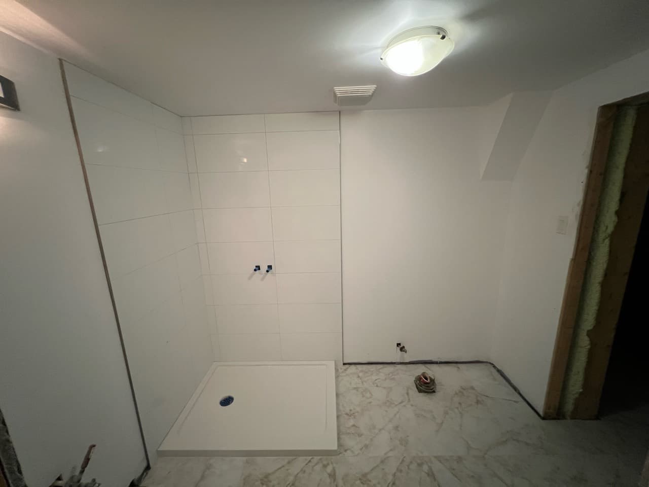 Bathroom Renovation Progress after RenoPrime renovation