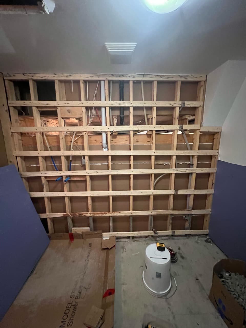 Bathroom Renovation Progress before RenoPrime renovation
